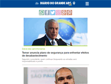 Tablet Screenshot of dgabc.com.br